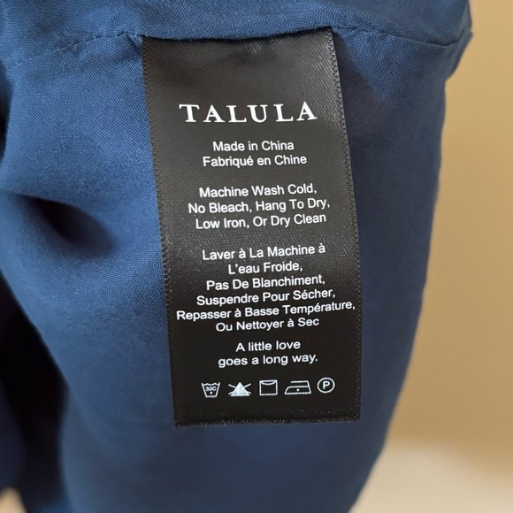 Aritzia| Talula Lipinski Teal Soft V Neck Fit Flare Mini Skater Swing Dress Sz 8 - Picture 7 of 7